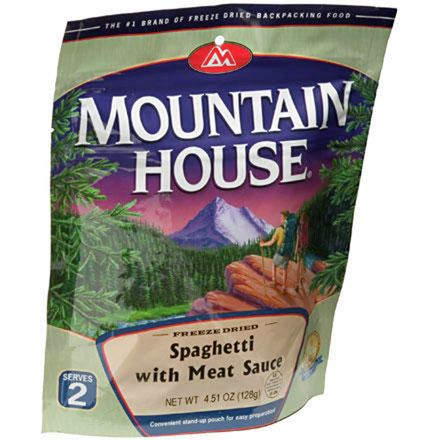 Mountain House - Spaghetti with Meat Sauce - 2 Serving Entree