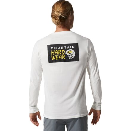 Mountain Hardwear - MHW Logo In A Box Long-Sleeve T-Shirt - Men's - Fogbank