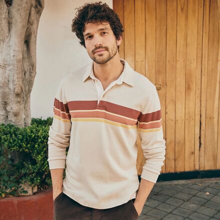 Marine Layer - Long-Sleeve Rugby Polo - Men's