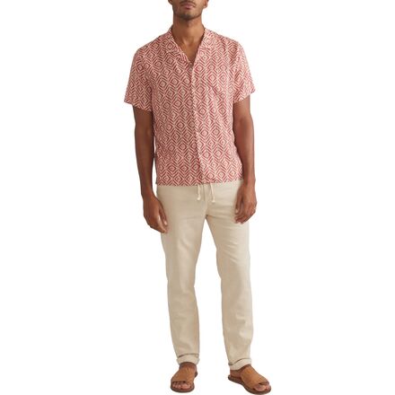 Marine Layer - Short-Sleeve Tencel Linen Resort Shirt - Men's