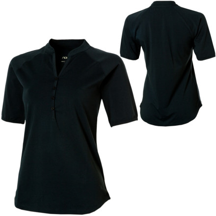 NAU Juxta V Neck Shirt Short Sleeve Womens