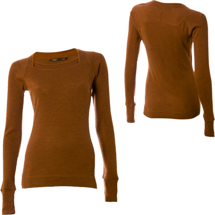 NAU M1 Rib Long Sleeve Crew Long Sleeve Womens