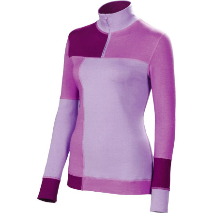 Neve Designs Color Block Zip-Neck Sweater - Women's