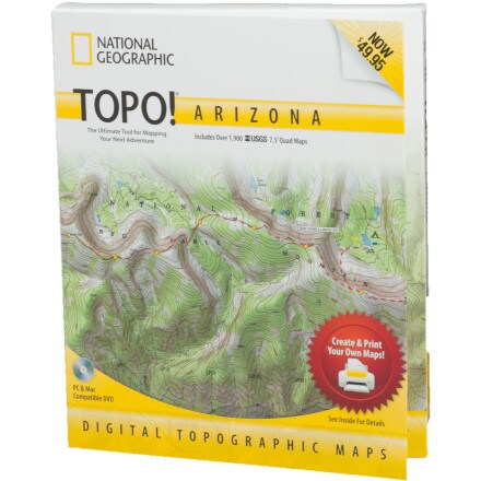 National Geographic - TOPO! State Series CD-ROM 