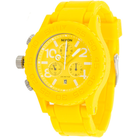 Shop for Nixon Women's Rubber 42-20 Chrono Watch
