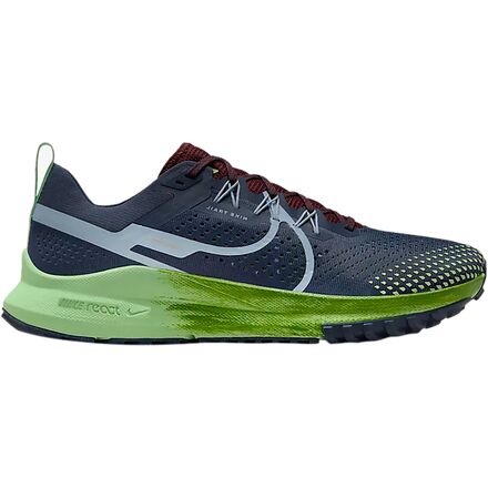 Nike - React Pegasus Trail 4 Trail Running Shoe - Men's - Thunder Blue/Light Armory Blue-Chlorophyll