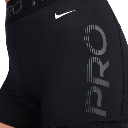Nike - Pro Mid-Rise Graphic 3in Shorts - Women's