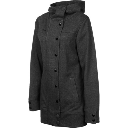 Nomis - Subtle Hooded Peacoat - Women's