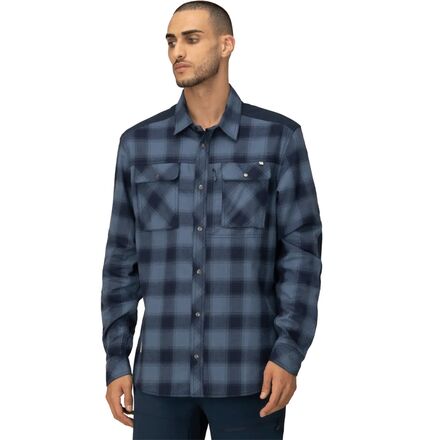 Norrona - Femund Flannel Shirt - Men's - Navy Blazer