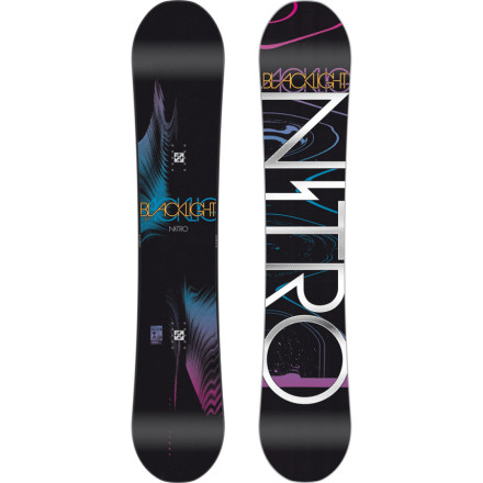 Nitro Blacklight Snowboard Mid Wide