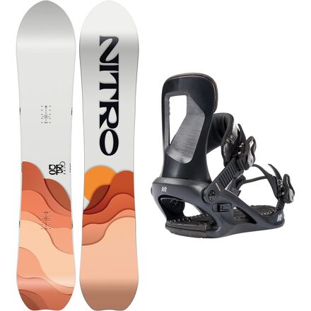 Drop Snowboard + K2 Bedford Binding - Women's