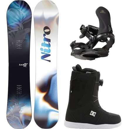 Lectra Cam-Out Snowboard + Sequoia Binding + Phase BOA Boot