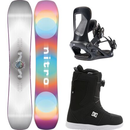Optisym Snowboard + K2 Bedford Binding + DC Phase BOA Boot