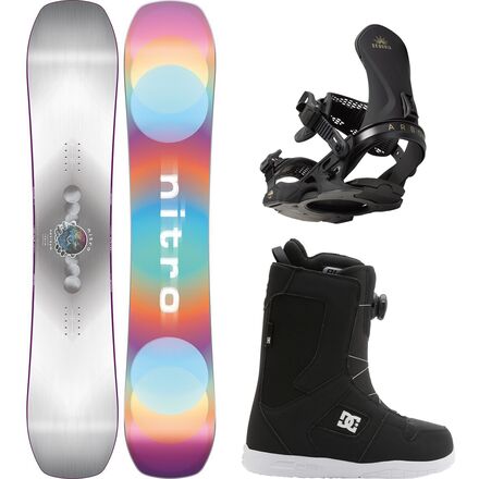 Optisym Snowboard + Arbor Sequoia Binding + Phase BOA Boot