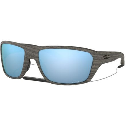 Oakley - Split Shot Prizm Polarized Sunglasses - Woodgrain/PRIZM Deep H2O Polarized