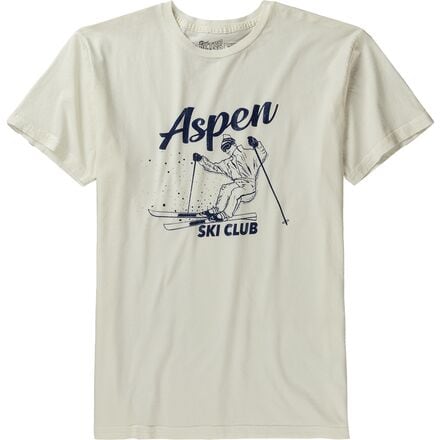 Original Retro Brand - Aspen Ski Club T-Shirt - Vintage White