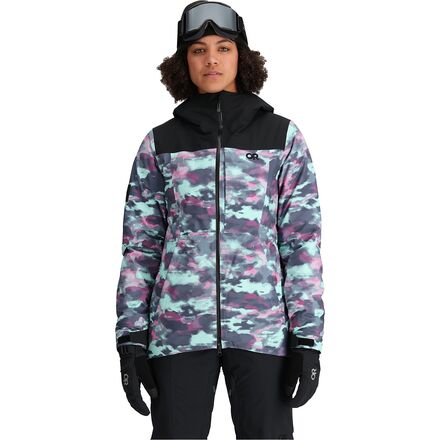 Outdoor Research - Snowcrew Jacket - Women's - Calcite Camo/Black