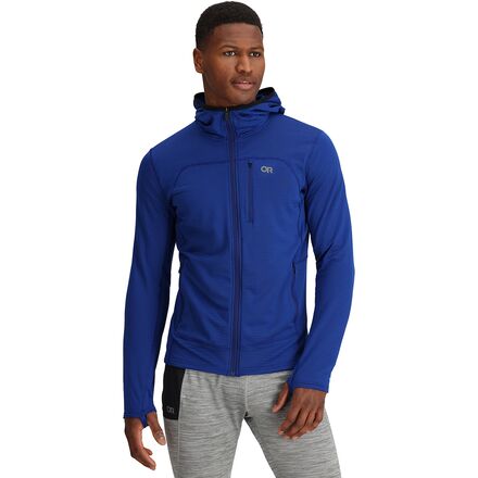 Outdoor Research - Vigor Grid Fleece Full-Zip Hooded Jacket - Men's - Galaxy