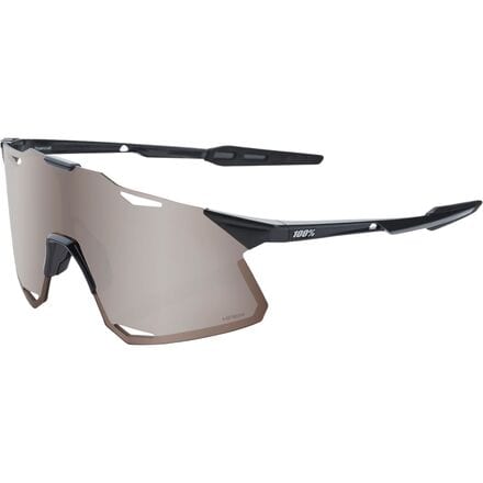 100% - HyperCraft Sunglasses - Gloss Black/HiPER Silver Mirror
