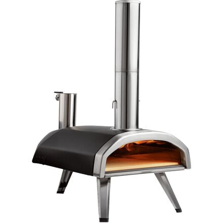 Ooni - Fyra 12in Wood Pellet Pizza Oven - Stainless Steel/Black