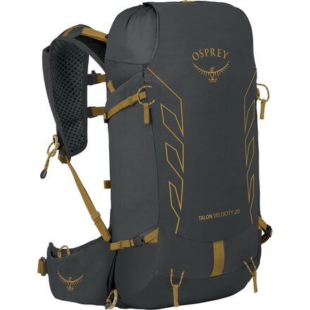 Osprey Packs - Talon Velocity 20L Backpack - Men's - Dark Charcoal/Tumbleweed Yellow