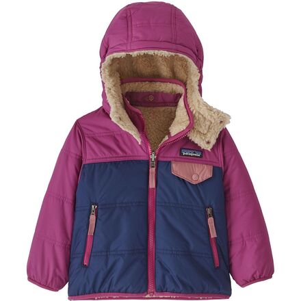 Patagonia - Reversible Tribbles Hooded Jacket - Toddler Boys' - Sound Blue