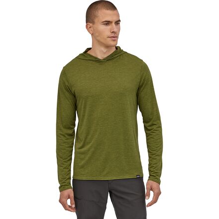 Patagonia - Capilene Cool Daily Hooded Shirt - Men's - Palo Green - Light Palo Green X-Dye