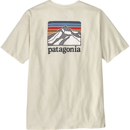 Patagonia - Line Logo Ridge Pocket Responsibili-T-Shirt - Men's - Birch White