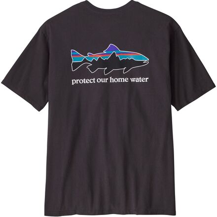 Patagonia - Home Water Trout Organic T-Shirt - Men's - Ink Black
