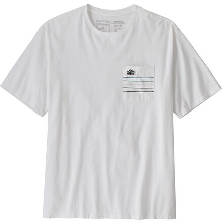 Patagonia - Line Logo Ridge Stripe Organic Pocket T-Shirt - Men's