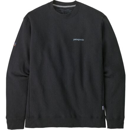 Patagonia - Fitz Roy Icon Uprisal Crew Sweatshirt - Ink Black