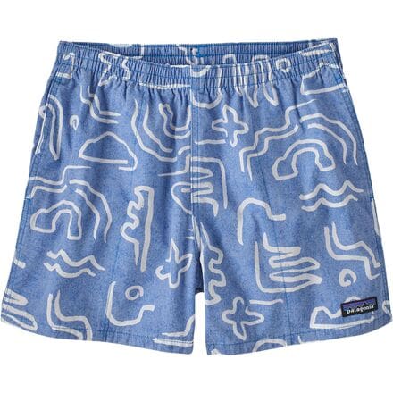 Patagonia - Funhoggers Shorts - Women's - Channel Islands/Vessel Blue