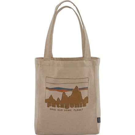 Patagonia - Recycled Market Tote - '73 Skyline: Classic Tan