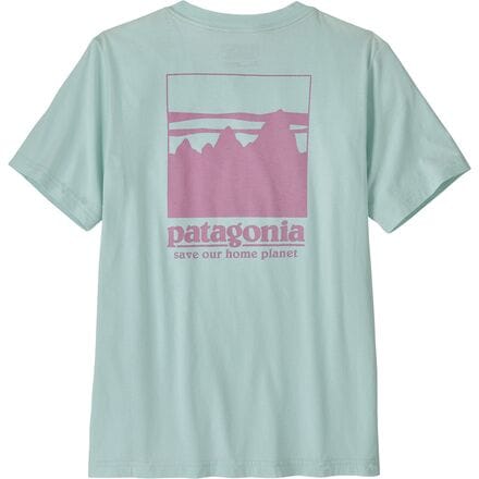 Patagonia - Graphic T-Shirt - Kids' - Alpine Icon/Wispy Green