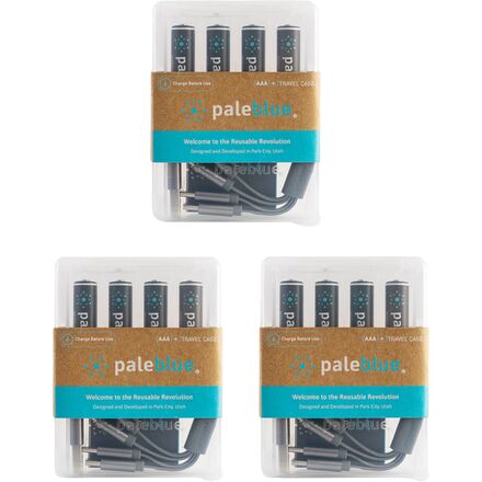 Pale Blue Earth - Lithium Ion Rechargeable AAA Batteries