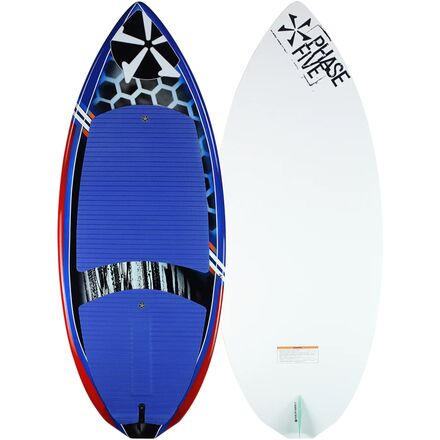 Phase5 - Diamond CL Wake Surf Board - Solid White