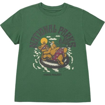 Parks Project - Bear Float T-Shirt - Boys' - Sage