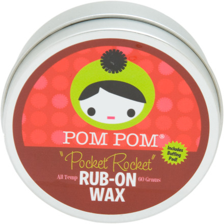 Pom Pom Pocket Rocket wBuffer Rub On Wax