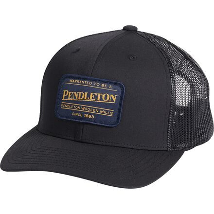 Pendleton - Large Patch Trucker Hat - Black