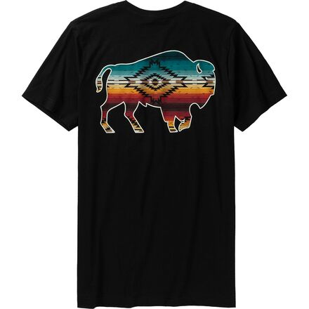 Pendleton - Saltillo Sunset Bison Graphic T-Shirt - Men's - Black/Multi