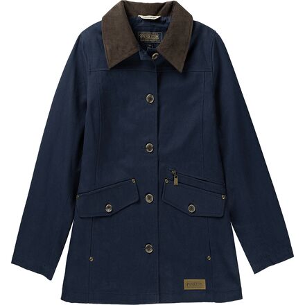 Judith Corduroy Collar Field Coat - Women's