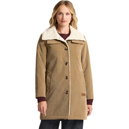 Judith Corduroy Collar Field Coat - Women's