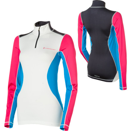 Peak Performance Gaisa Zip Base Layer Top Womens