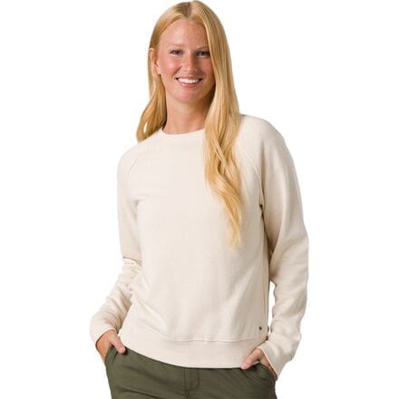 prAna - Cozy Up Sweatshirt - Women's - Canvas Heather