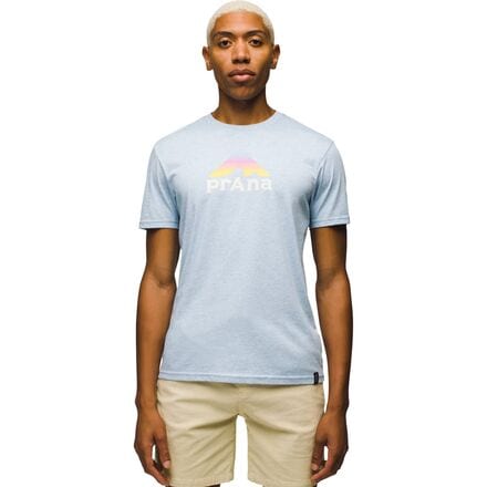 prAna - prAna Graphic Short-Sleeve T-Shirt - Men's - Crescent Bay Heather Paradigm