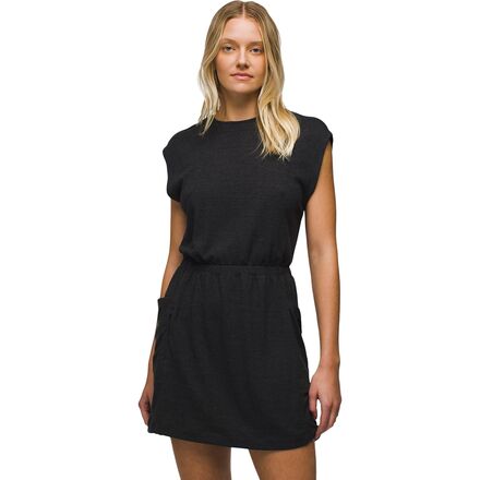 prAna - Cozy Up Cut Out Dress - Women's - Charcoal Heather