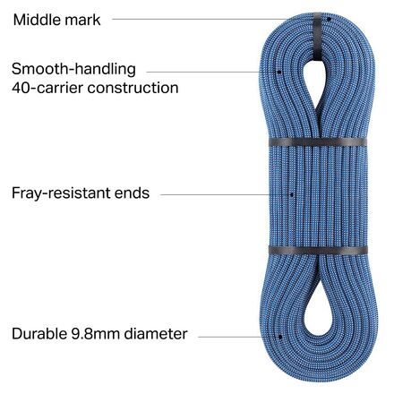 Petzl - Contact Standard Climbing Rope - 9.8mm