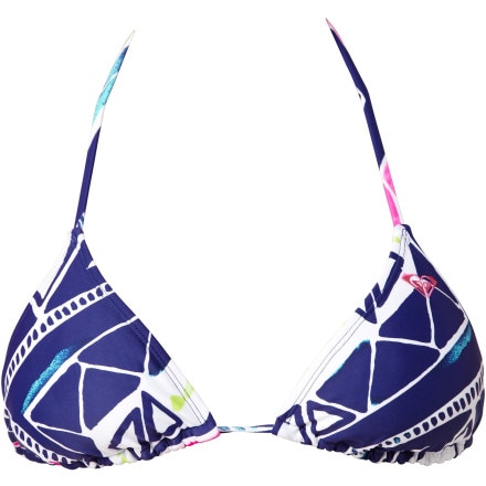 Roxy - Graffiti Beach Reversible Tiki Triangle Bikini Top - Women's