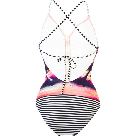 Roxy - Sunset Stripes One-Piece Swimsuit - Women's