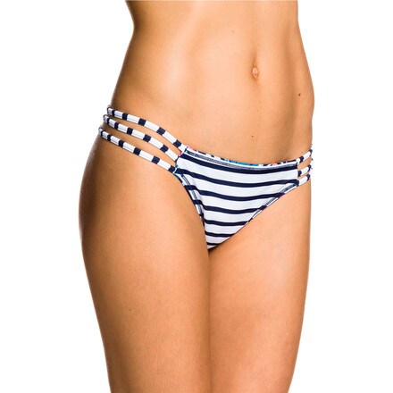 Roxy - Tropical Daydream Reversible Strappy Mini Bikini Bottom 
